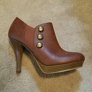 Brown booties